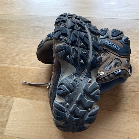 Oboz Sawtooth Mid Rise Waterproof Hiking Boots EUC 7.5 Leather - Picture 7 of 12